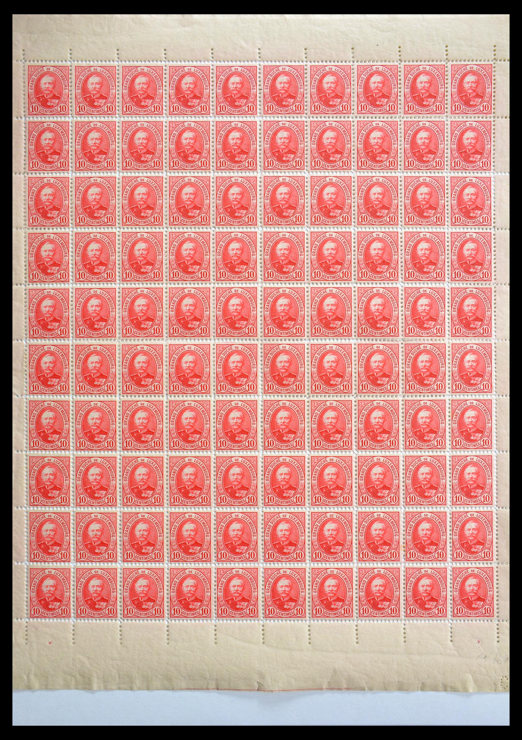 Postzegelverzameling 29306 Luxemburg 1891-1893. 29306 Luxemburg 1891-1893. - Afbeelding 1