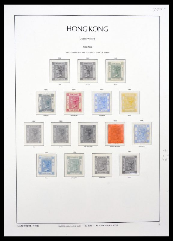 30148 Hongkong 1892-1938. - Afbeelding 1