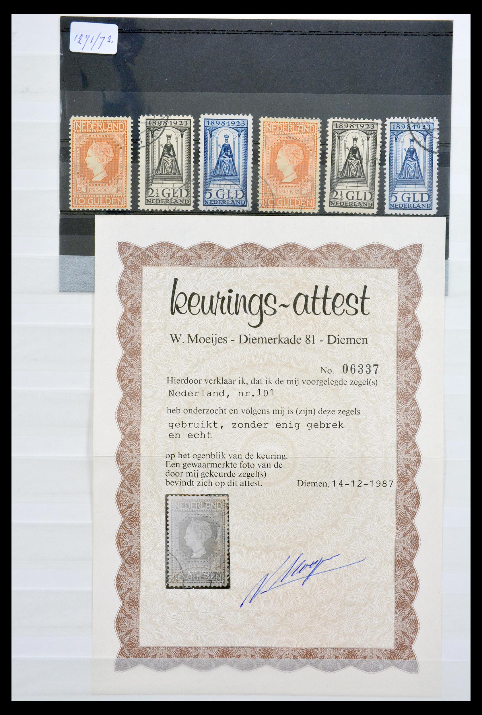 Postzegelverzameling 30158 Nederland 1913-1950. 30158 Nederland 1913-1950. - Afbeelding 1