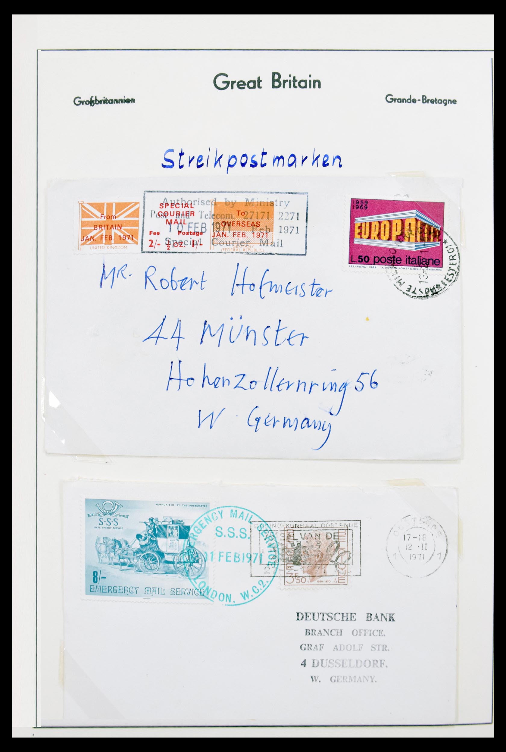 30212 001 30212 Engeland en Kanaaleilanden 1969-1999. - Afbeelding 1