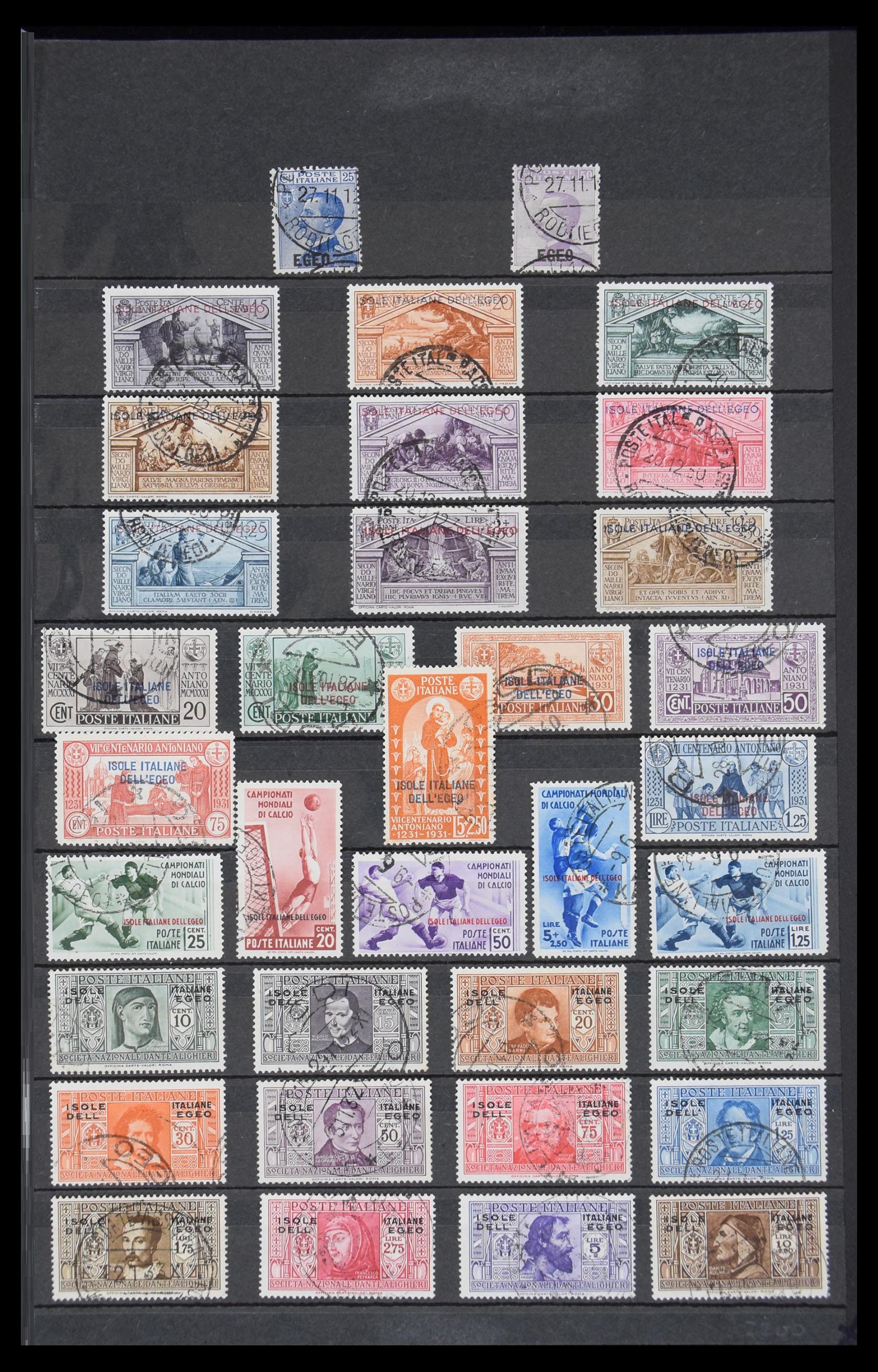 Postzegelverzameling 30286 Egeïsche eilanden 1912-1944. 30286 Egeïsche eilanden 1912-1944. - Afbeelding 1