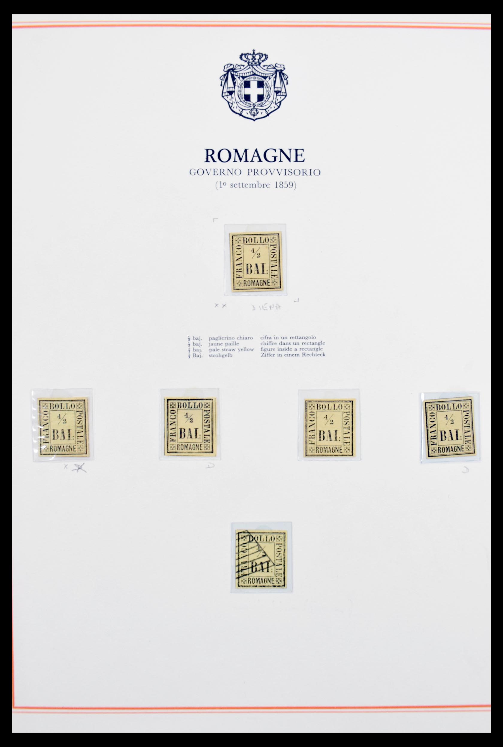 30305 Italië Romagne 1859.