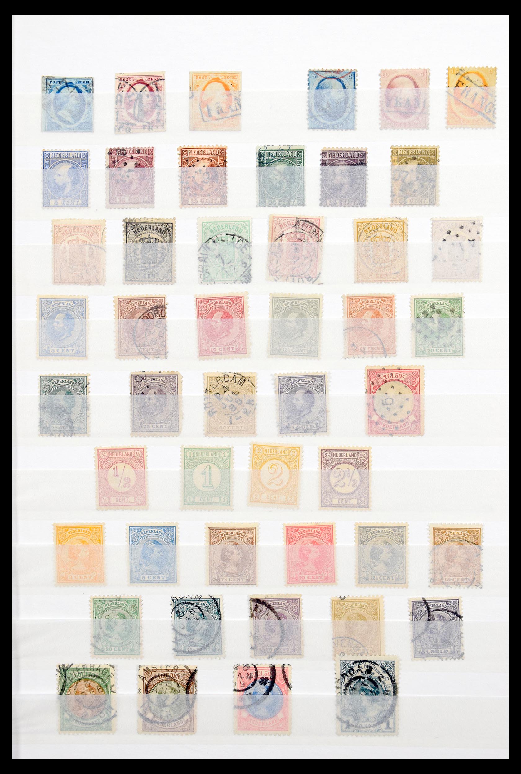 Postzegelverzameling Nederland 1852-1984. 30329 Nederland 1852-1964. - Afbeelding 1
