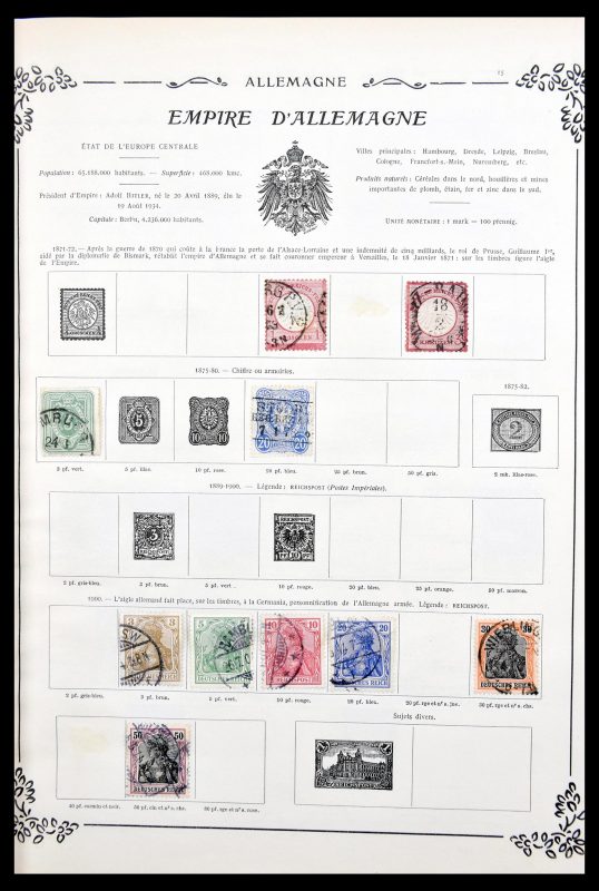 30352 Wereld uitzoekpartij 1850-1950. - Afbeelding 1