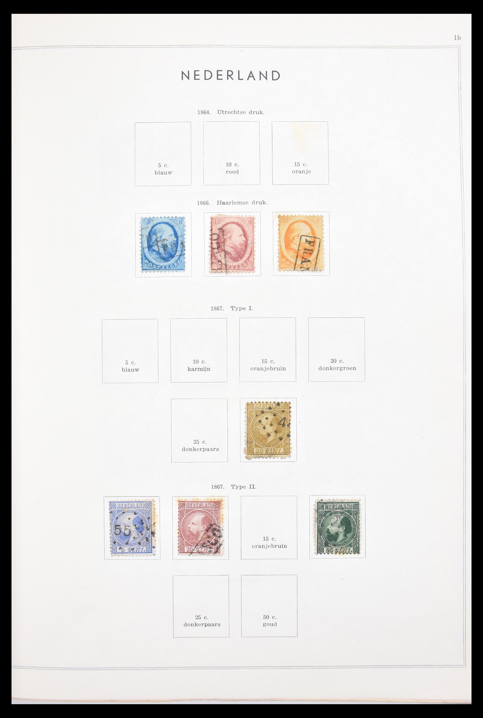 Postzegelverzameling Nederland en Nederlands Indië 1852-1964. 30591 Nederland en Nederlands Indië 1852-1964. - Afbeelding 1