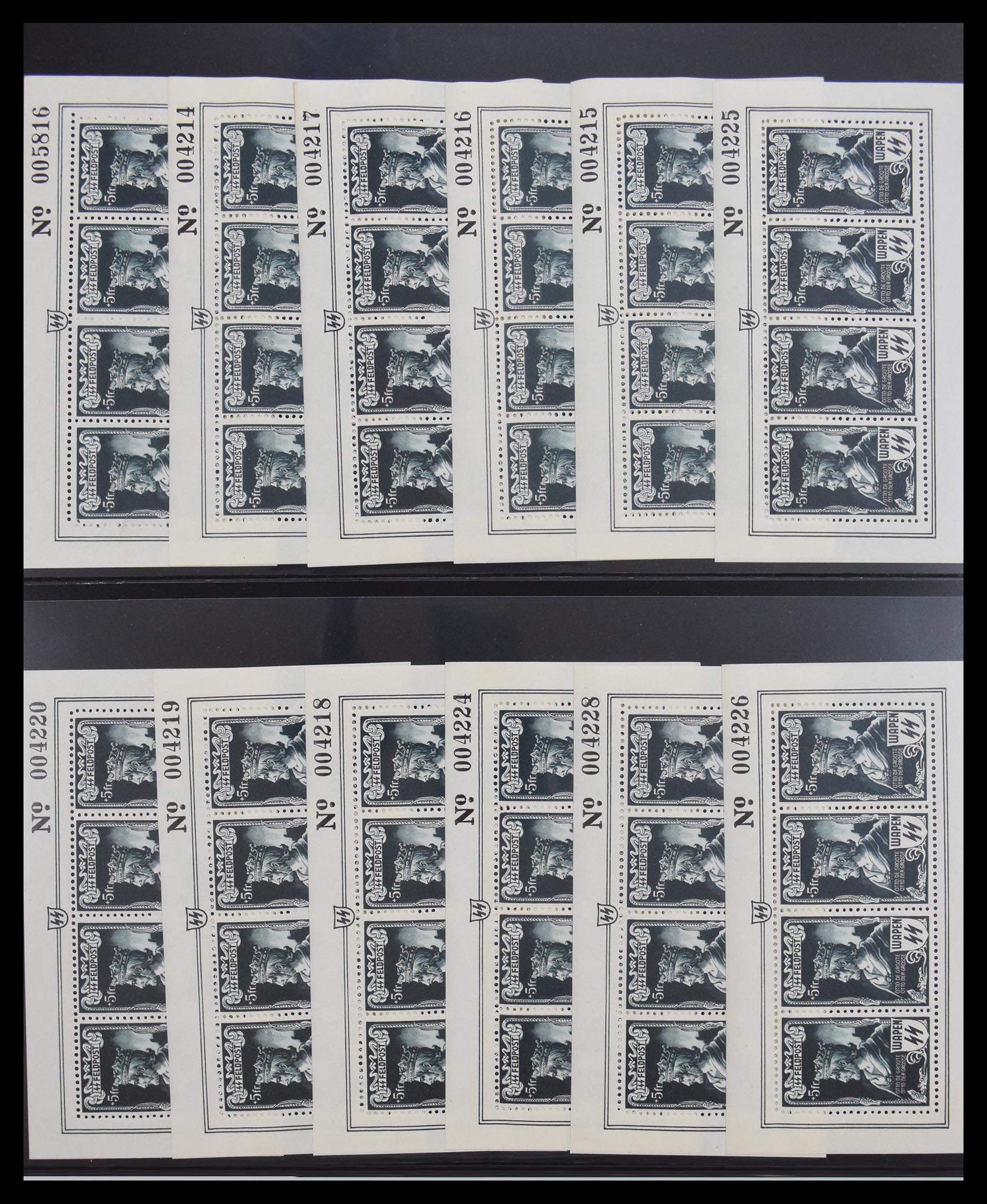 30612 001 30612 Duitse bezetting België 1943. - Afbeelding 1