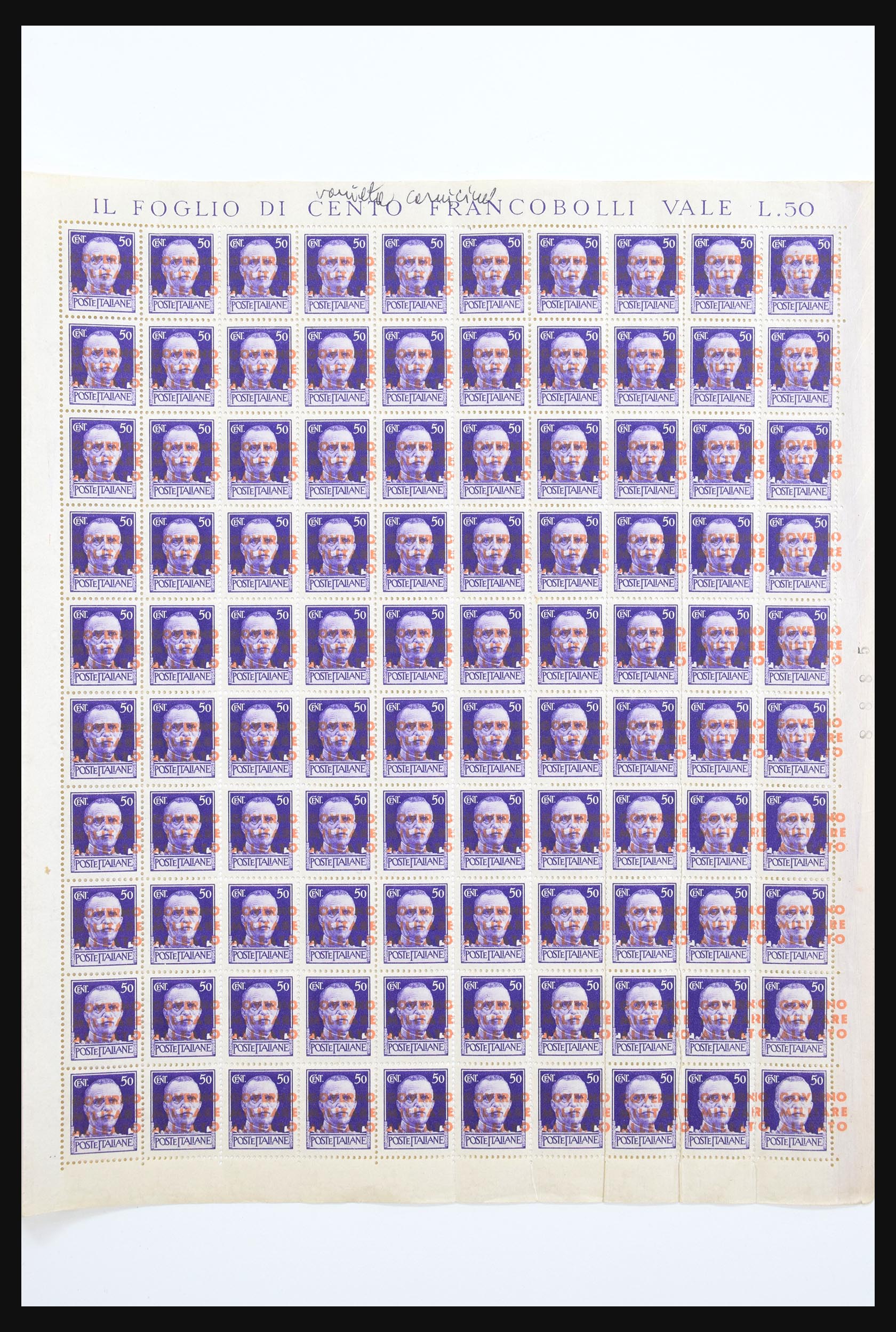 Postzegelverzameling Italië en gebieden 1900-1960. 30616 Italië en gebieden 1900-1960. - Afbeelding 1