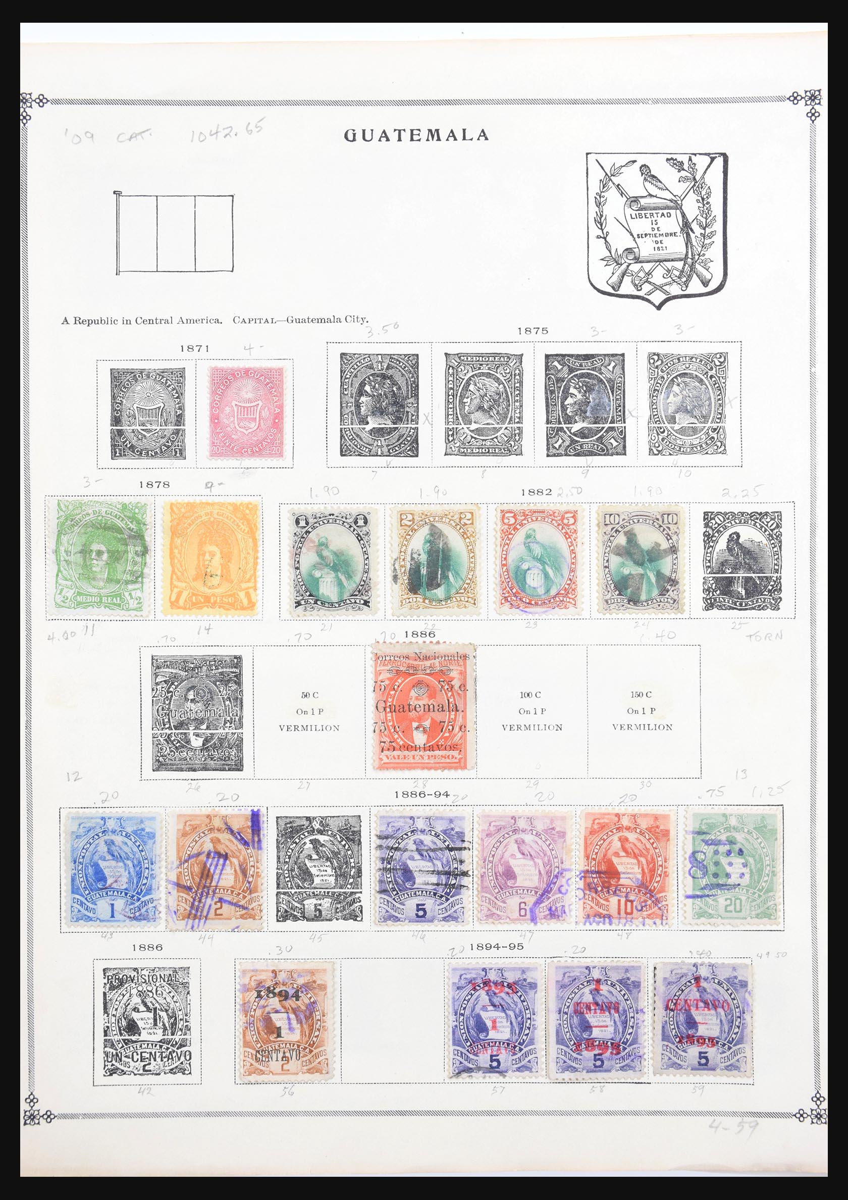 Postzegelverzameling Latijns Amerika 1850-1980. 30625 Latijns Amerika 1850-1980. - Afbeelding 1
