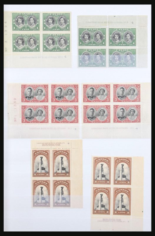 30675 Canada plaatblokken 1939-1967. - Afbeelding 1