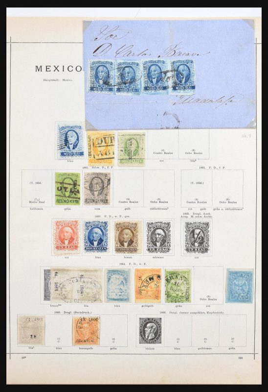 30708 Mexico 1856-1889. - Afbeelding 1