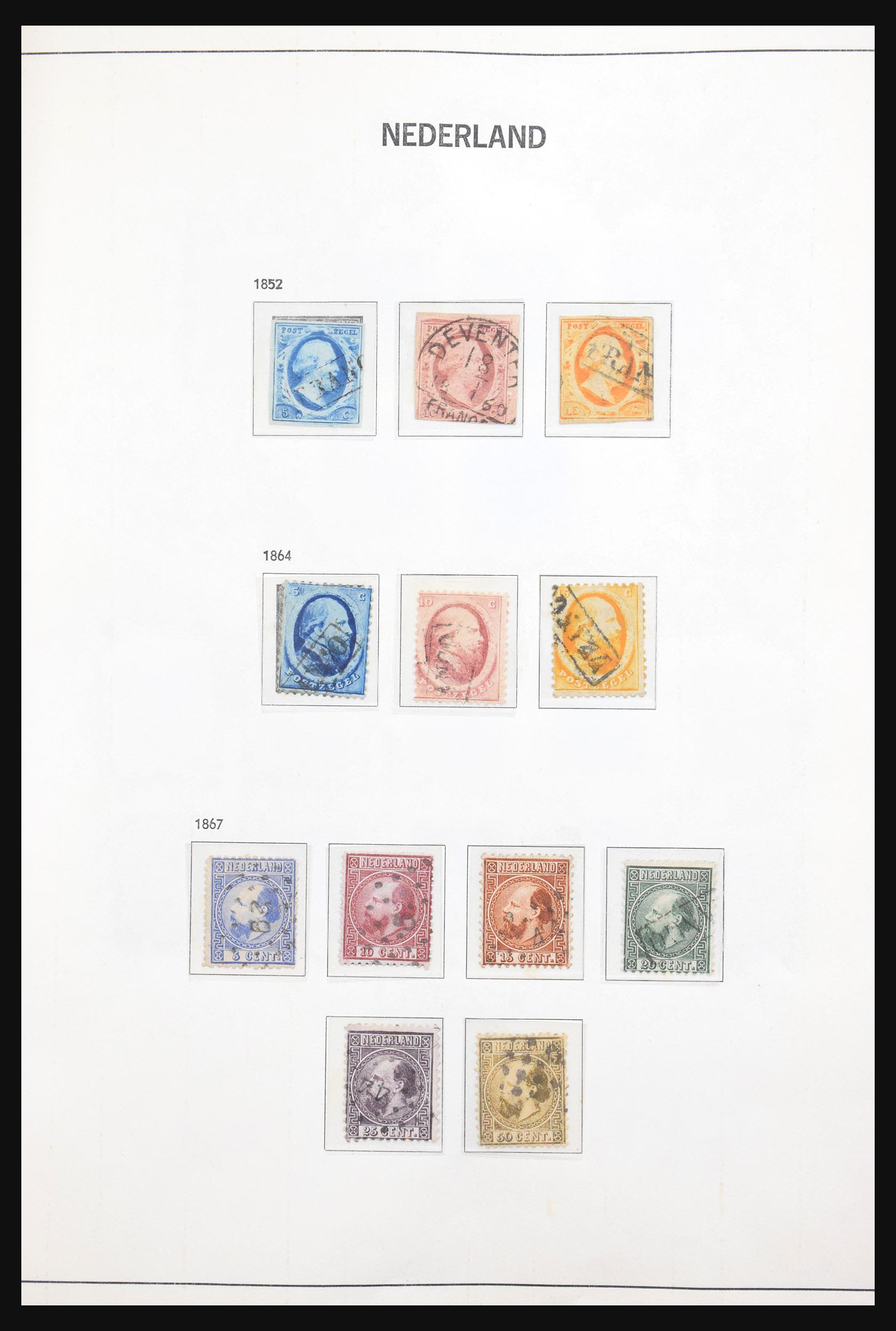 30762 001 30762 Nederland 1852-1981. - Afbeelding 1