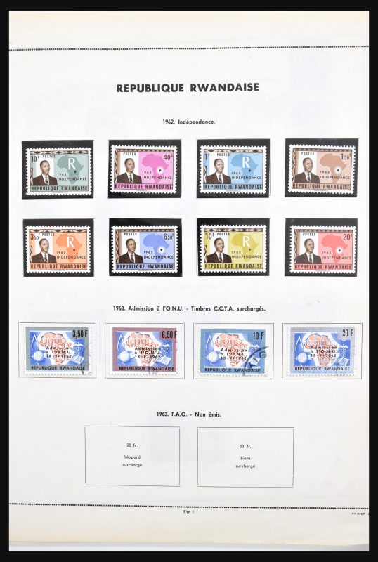 30805 Rwanda 1962-1987. - Afbeelding 1
