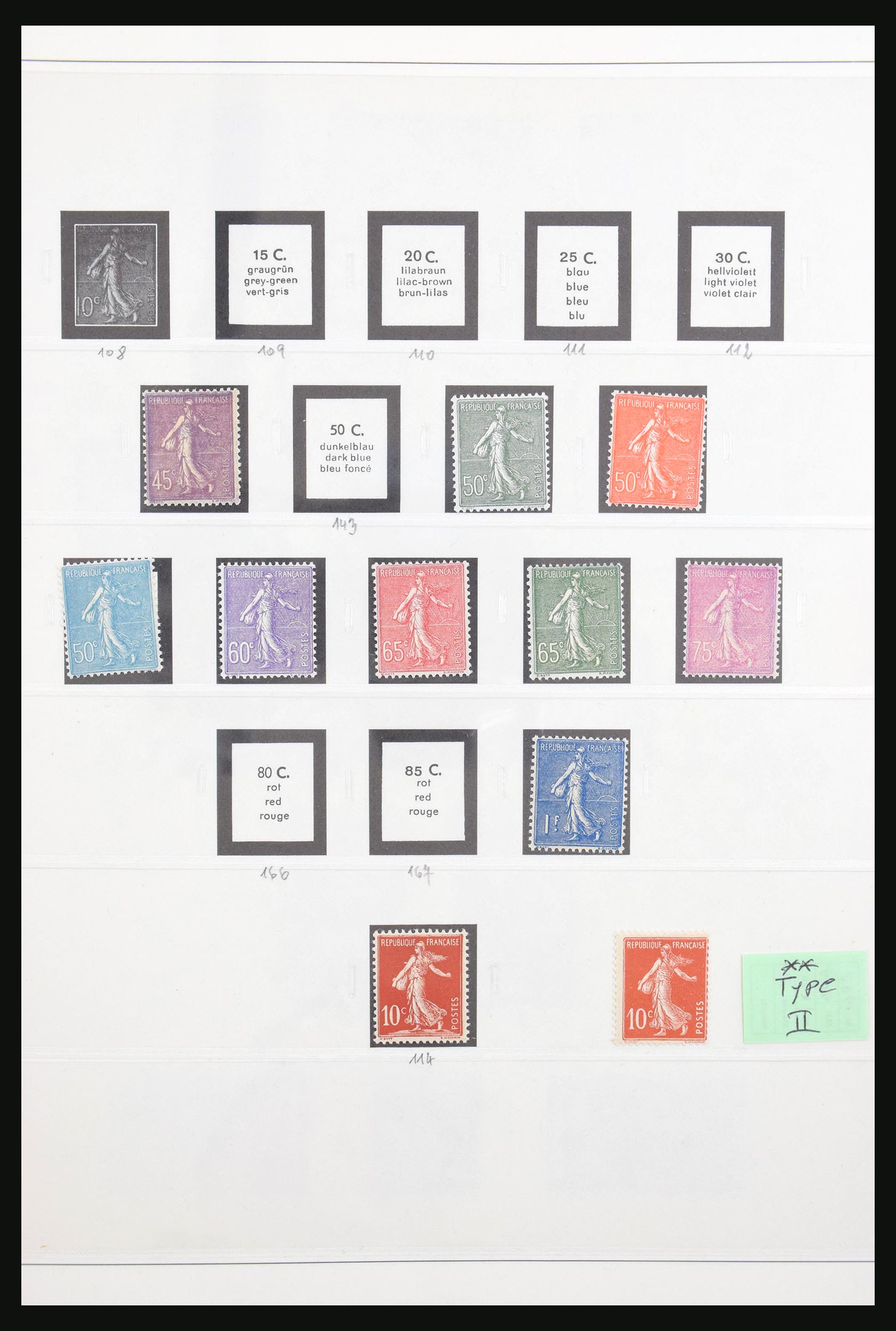 Postzegelverzameling Frankrijk 1922-1984. 30818 Frankrijk 1922-1984. - Afbeelding 1