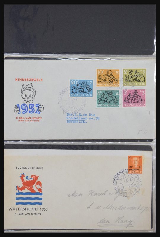 30908 Nederland FDC's 1952-2015. - Afbeelding 1