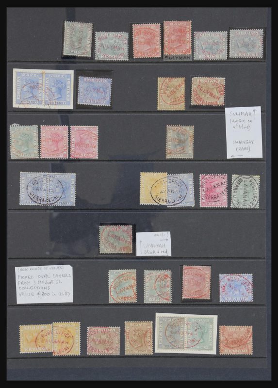 30940 Sierra Leone stempels 1872-1950. - Afbeelding 1