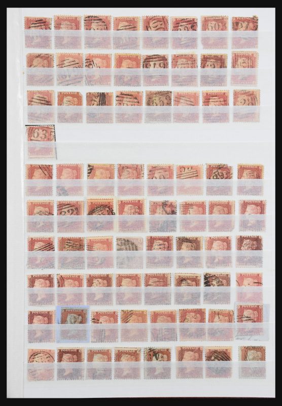 30941 Engeland penny reds 1854-1879. - Afbeelding 1