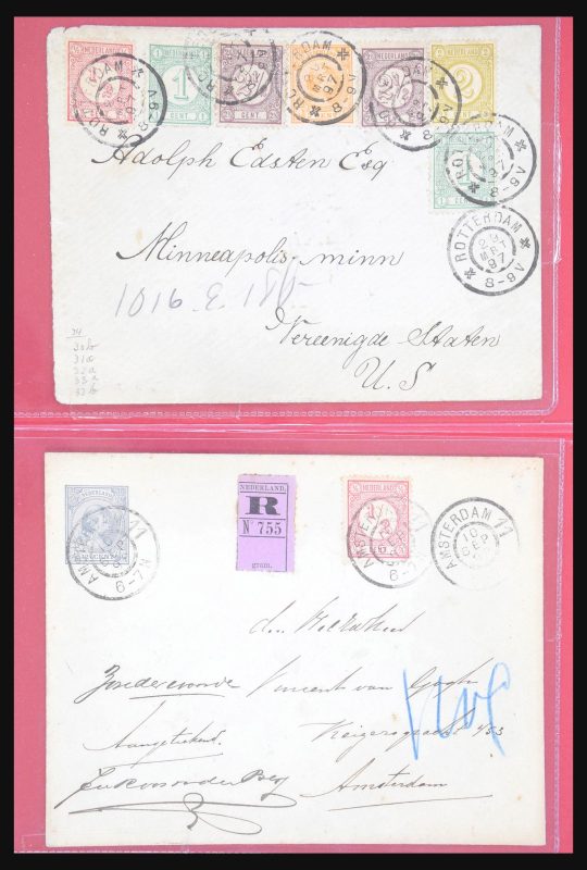31014 Nederland brieven 1891-1898. - Afbeelding 1