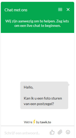 Afbeelding versturen via Chat - Stap 3