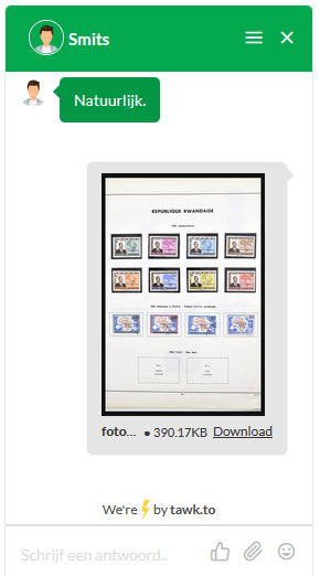 Afbeelding versturen via Chat - Stap 5