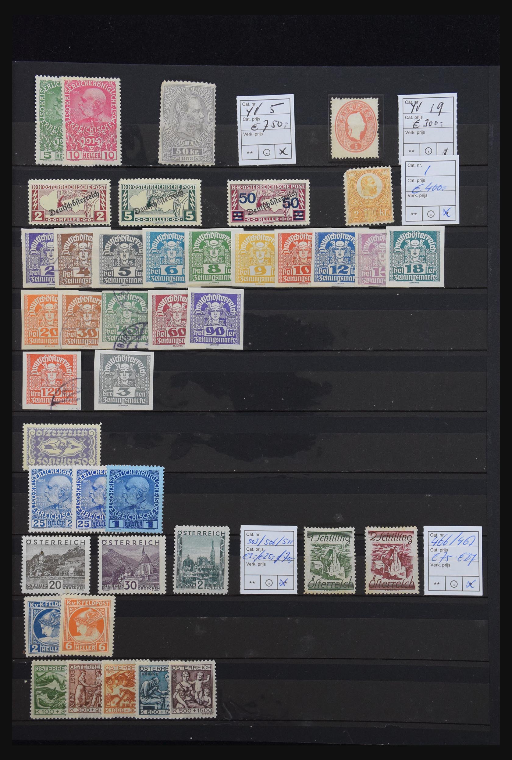 31110 001 31110 Oostenrijk 1900-1970. - Afbeelding 1