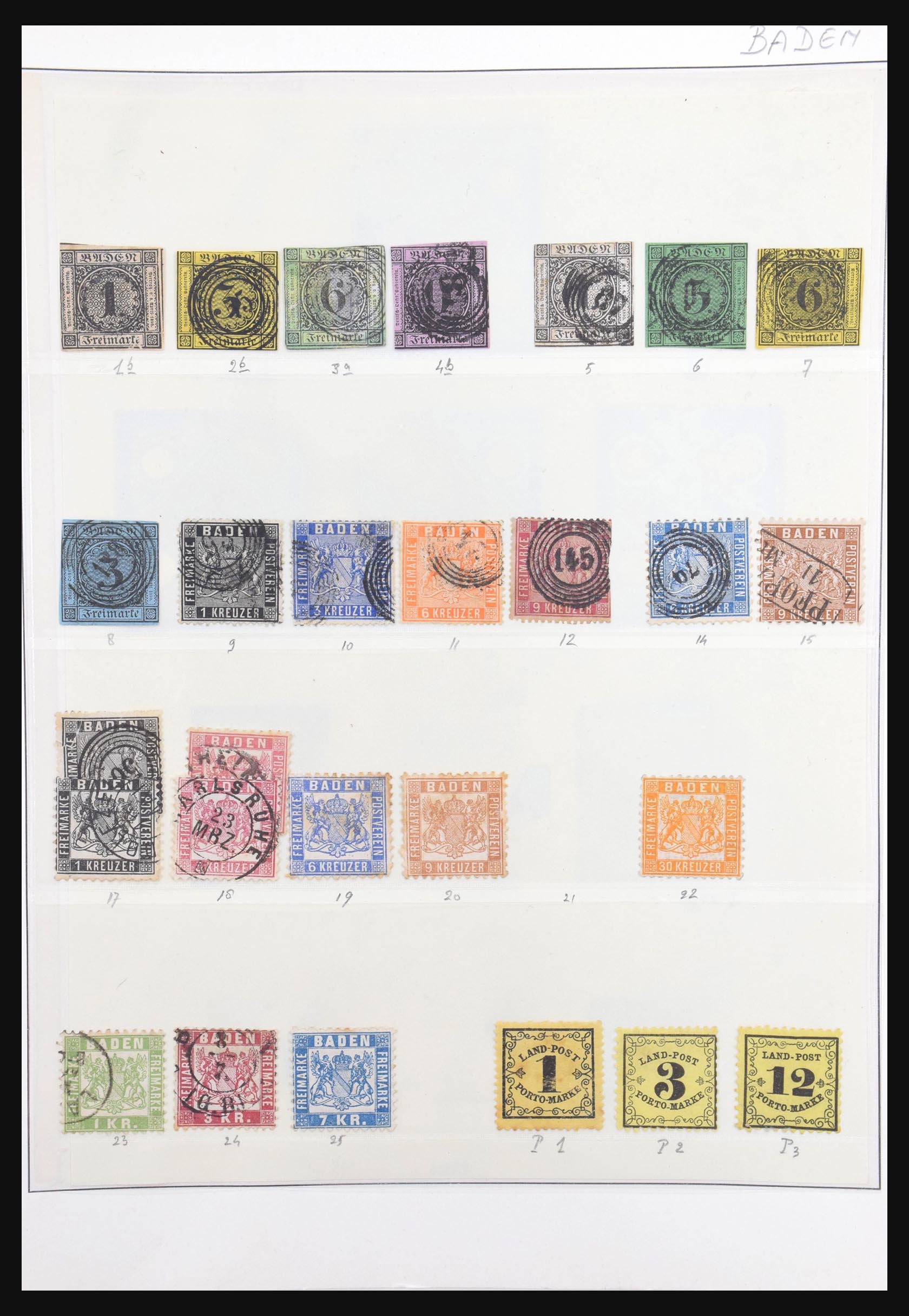 Postzegelverzameling Duitsland 1850-1956. 31138 Duitsland 1850-1956. - Afbeelding 1