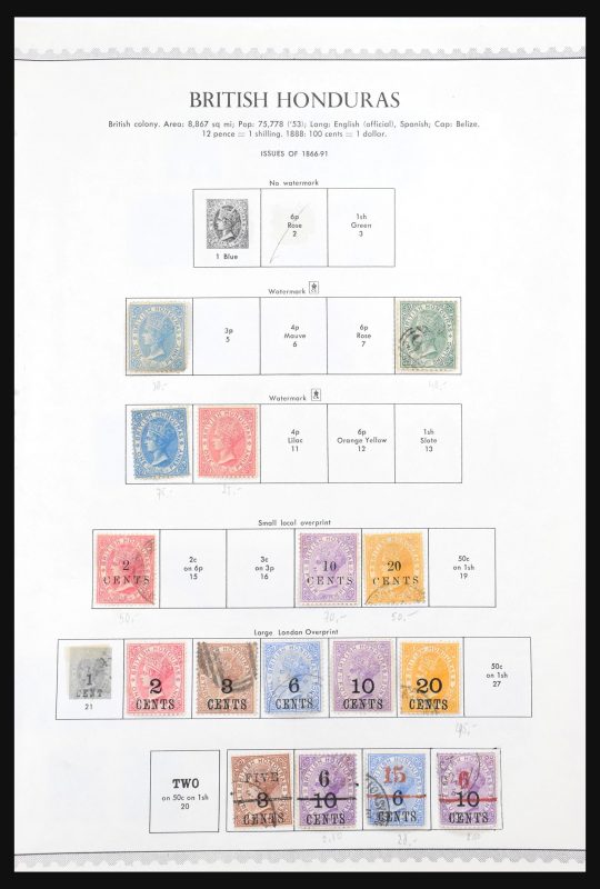 31150 Brits Honduras 1873-1980. - Afbeelding 1