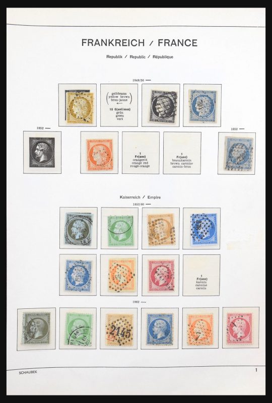 31215 Frankrijk 1849-1979. - Afbeelding 1
