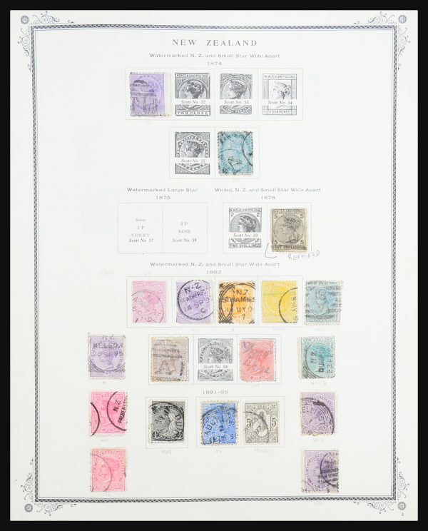 31259 Nieuw Zeeland en gebieden 1874-1975. - Afbeelding 1