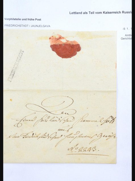 31305 Letland als deel van Rusland 1817-1918.