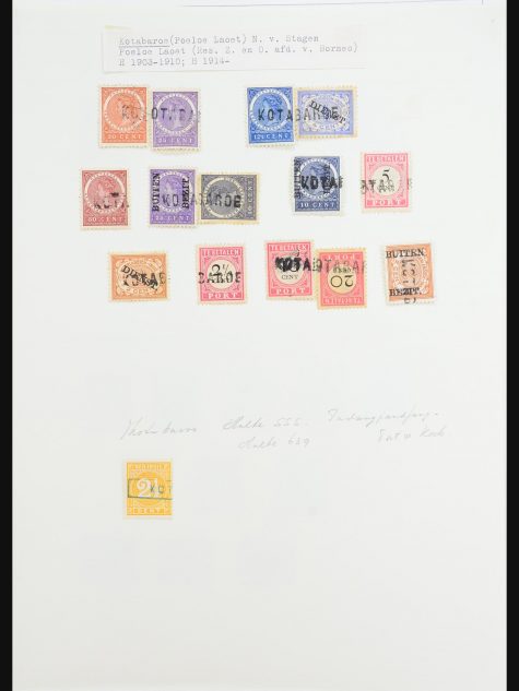 31340 Nederlands Indië langstempels.