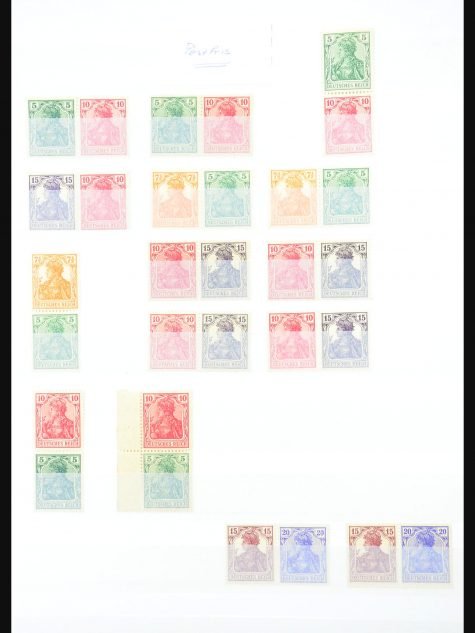 31391 Duitse Rijk combinaties postfris 1913-1941.