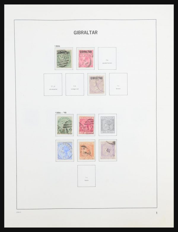 31437 Gibraltar 1886-1995. - Afbeelding 1