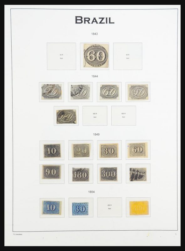 31439 Brazilië 1843-2000. - Afbeelding 1