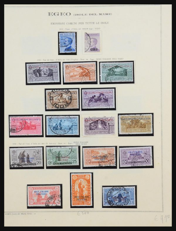 31485 Egeïsche eilanden 1912-1944. - Afbeelding 1