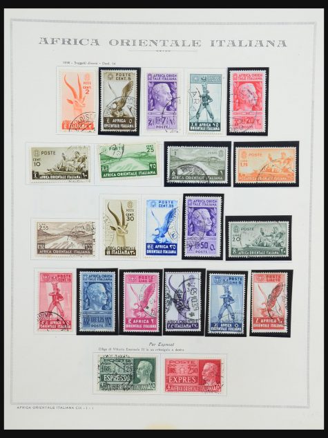 31487 Italiaans Oost Afrika 1938-1941.