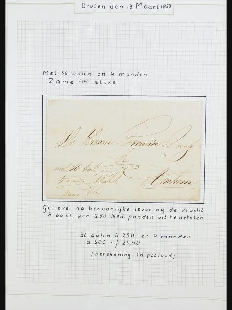 31528 Nederland brieven 1853-1953.