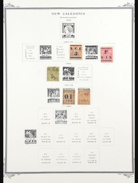31535 Franse koloniën 1881-1190.