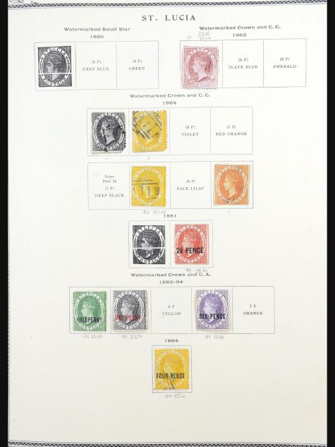 31540 St. Lucia 1863-1992.