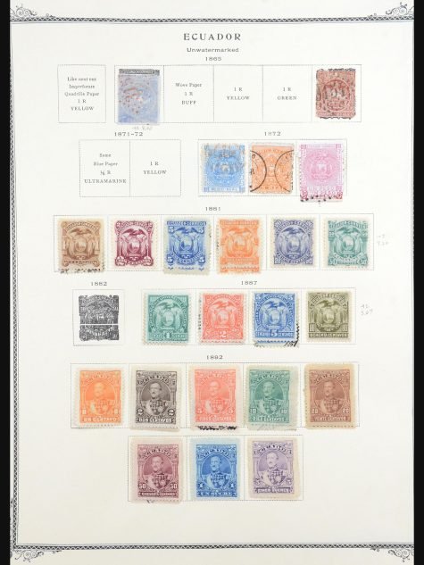 31541 Ecuador 1865-1977.