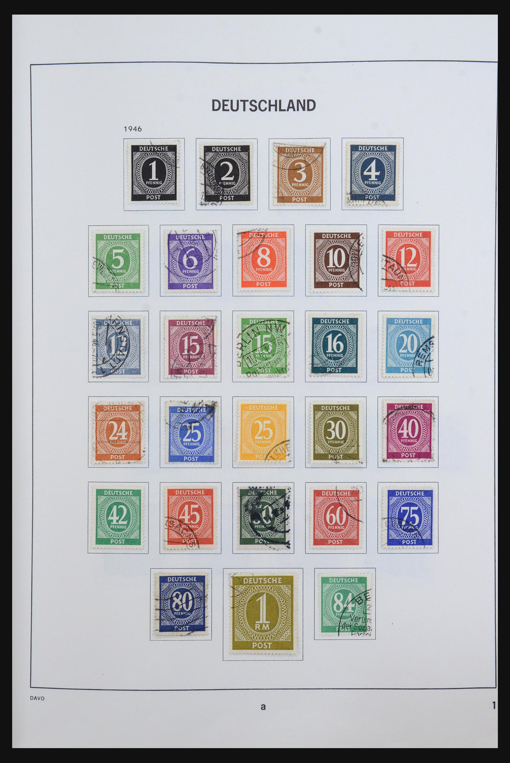 Postzegelverzameling Bundespost 1949-1989. 31638 Bundespost 1949-1989. - Afbeelding 1