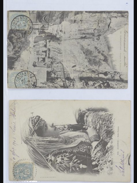 31666 Franse koloniën ansichtkaarten 1900-1910.