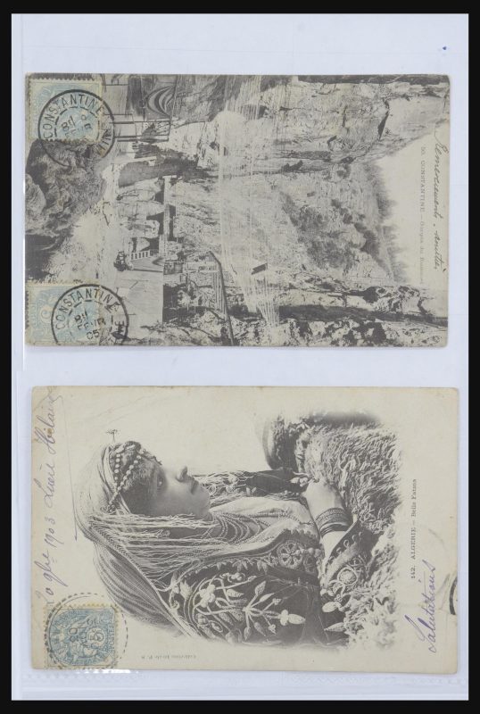 31666 Franse koloniën ansichtkaarten 1900-1910. - Afbeelding 1