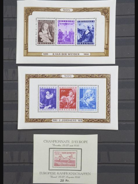 31714 België blokken 1949-1960.