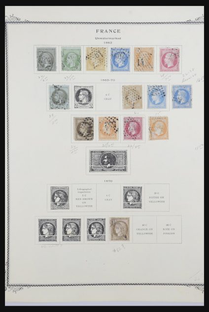 31609 Frankrijk en koloniën 1850-1999. - Afbeelding 1