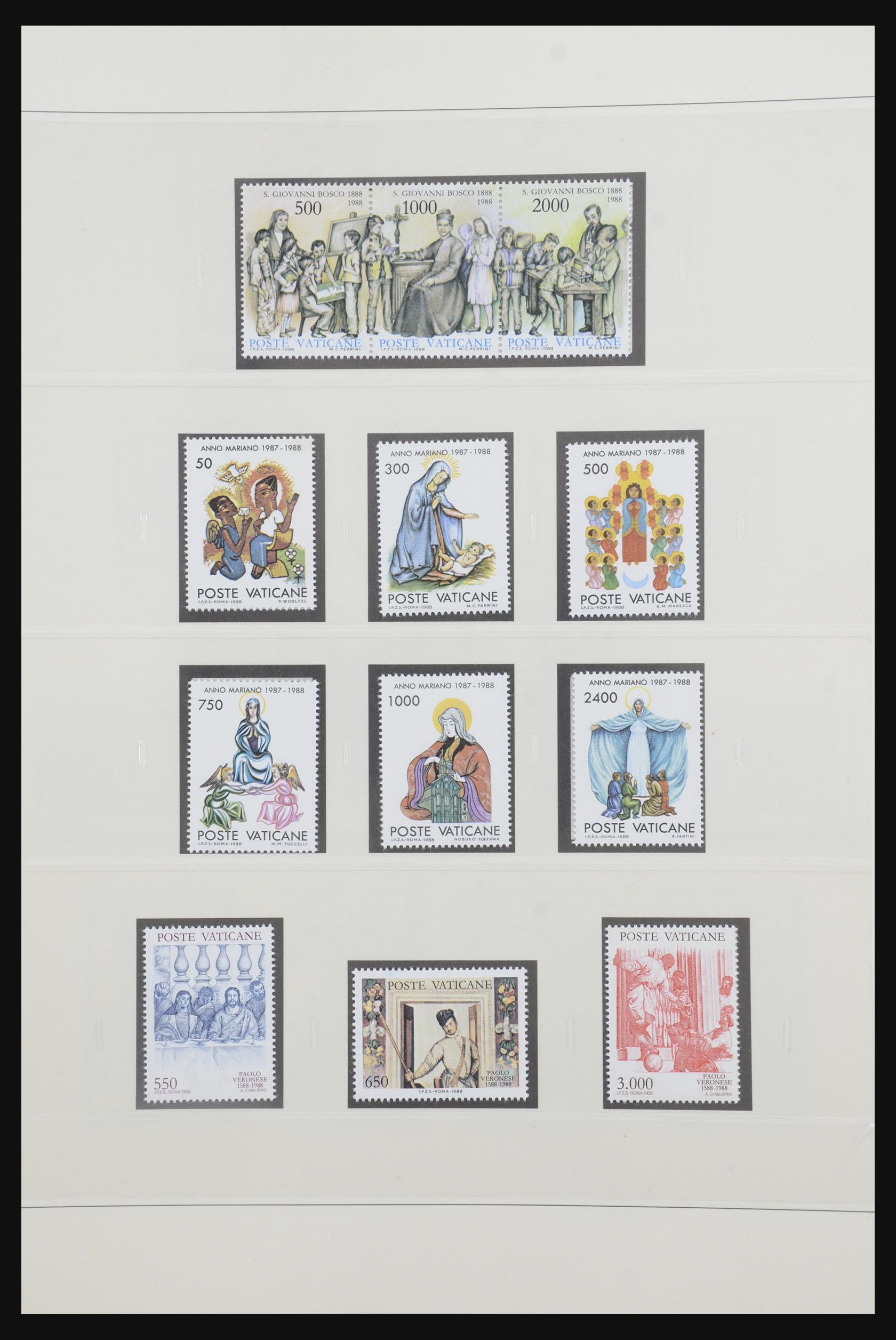Postzegelverzameling Vaticaan 1988-2011. 31804 Vaticaan 1988-2011. - Afbeelding 1