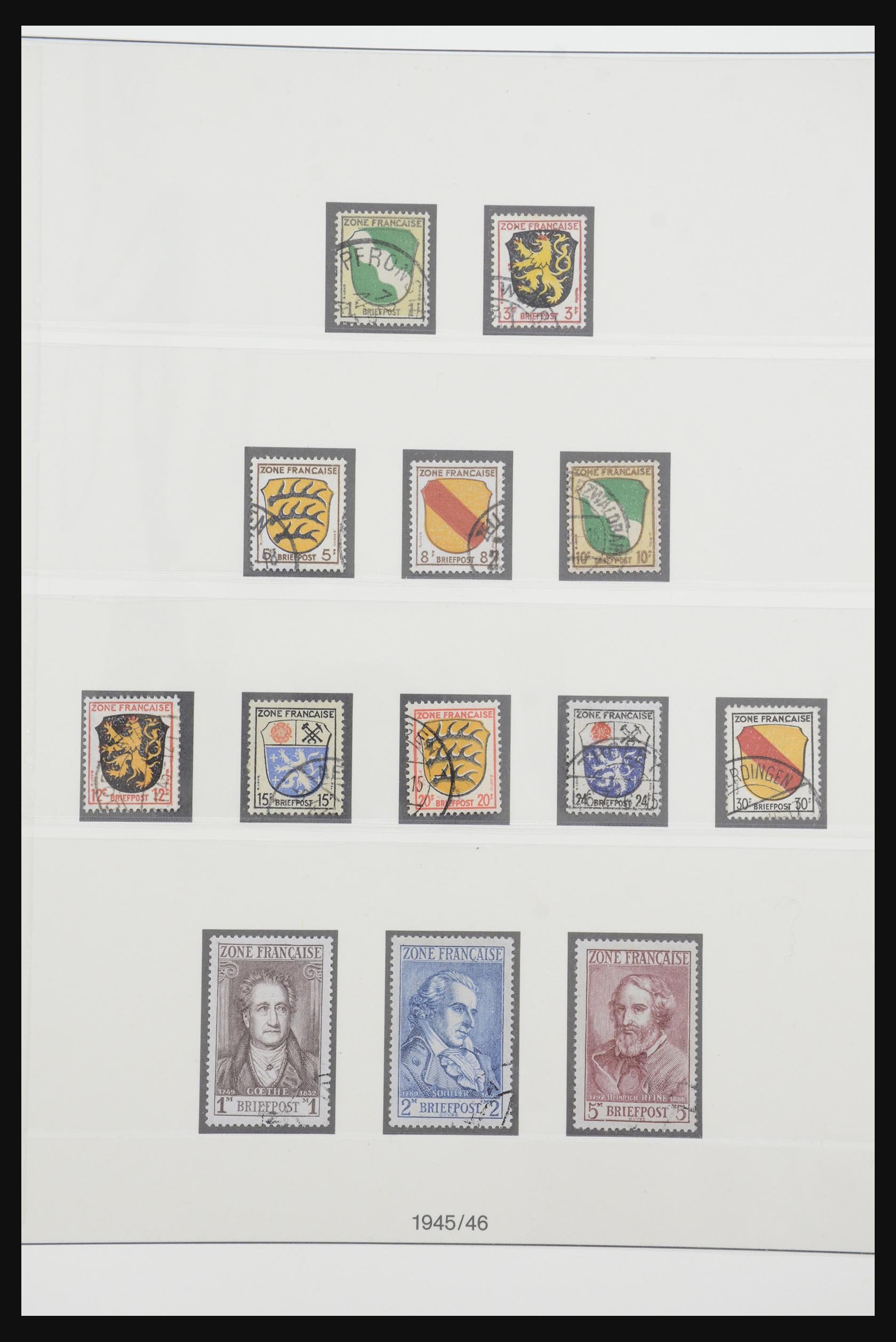 31985 001 31985 Franse Zone 1945-1949. - Afbeelding 1