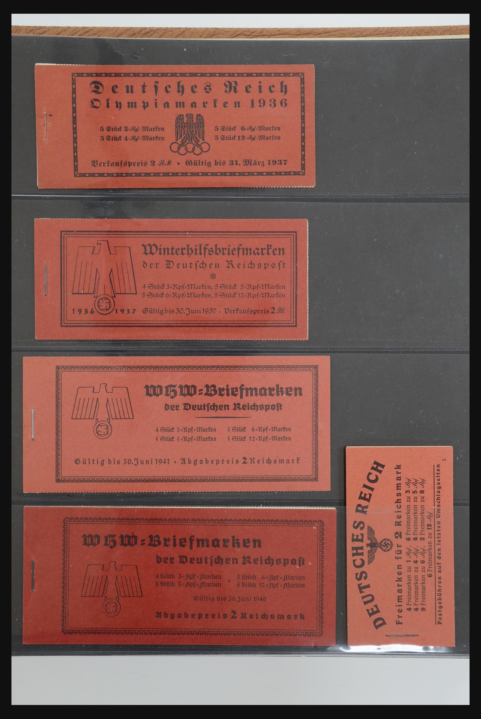 Postzegelverzameling Duitsland postzegelboekjes 1936-2009. 32013 Duitsland postzegelboekjes 1936-2009. - Afbeelding 1