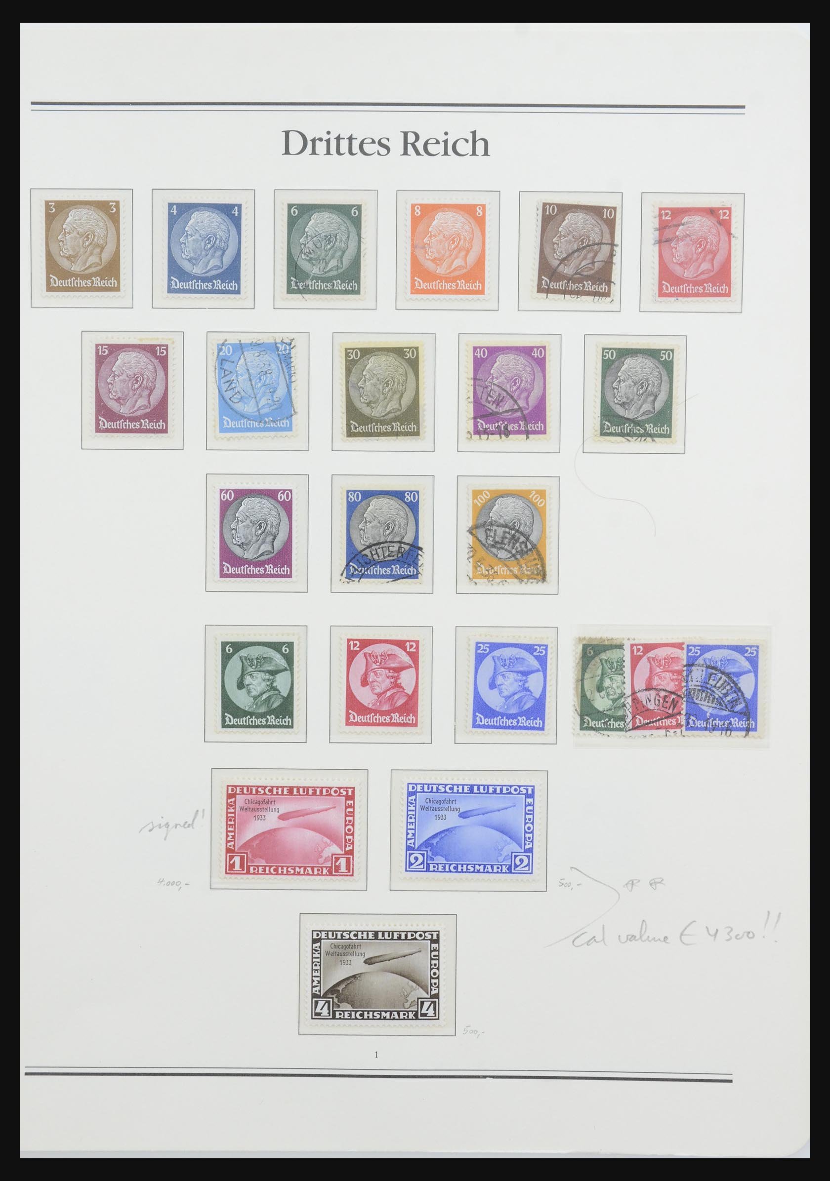32019 001 32019 Duitse Rijk 1933-1945. - Afbeelding 1