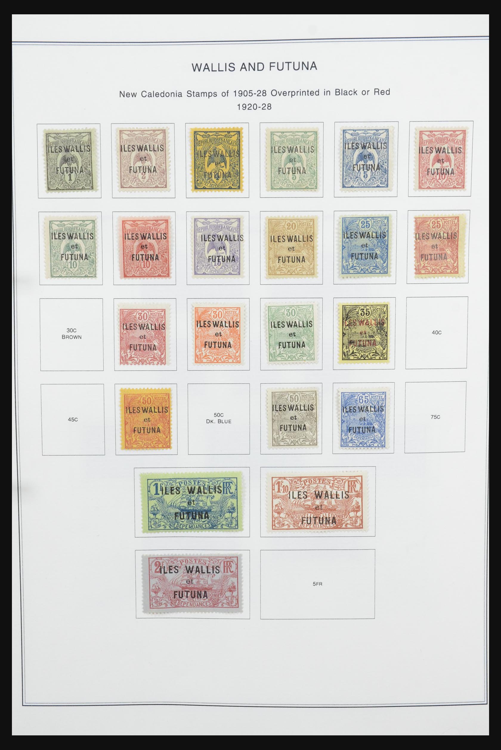 32073 001 32073 Wallis et Futuna 1920-1999. - Afbeelding 1