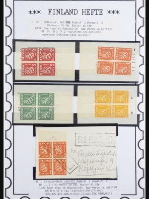 32082 Finland postzegelboekjes 1939-1995.